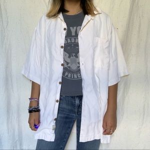 Tommy bahama vintage white button up
